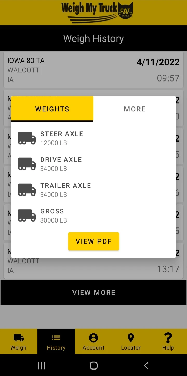 Weigh My Truck screenshot