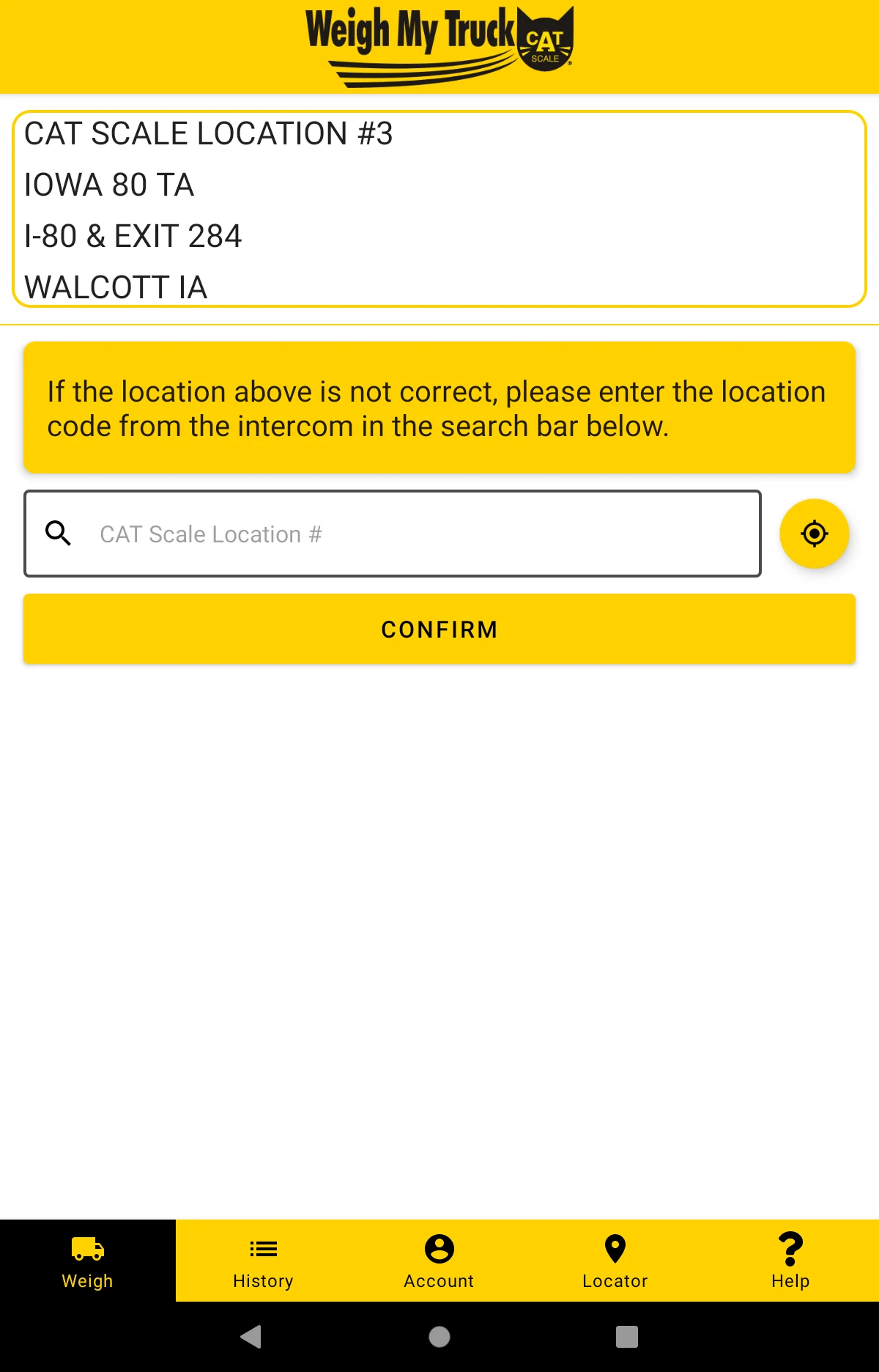 Weigh My Truck screenshot